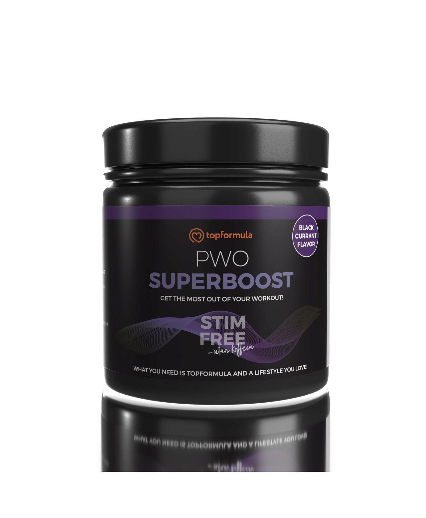 Topformula Sport | PWO Superboost Stim Free Black Currant - 300g