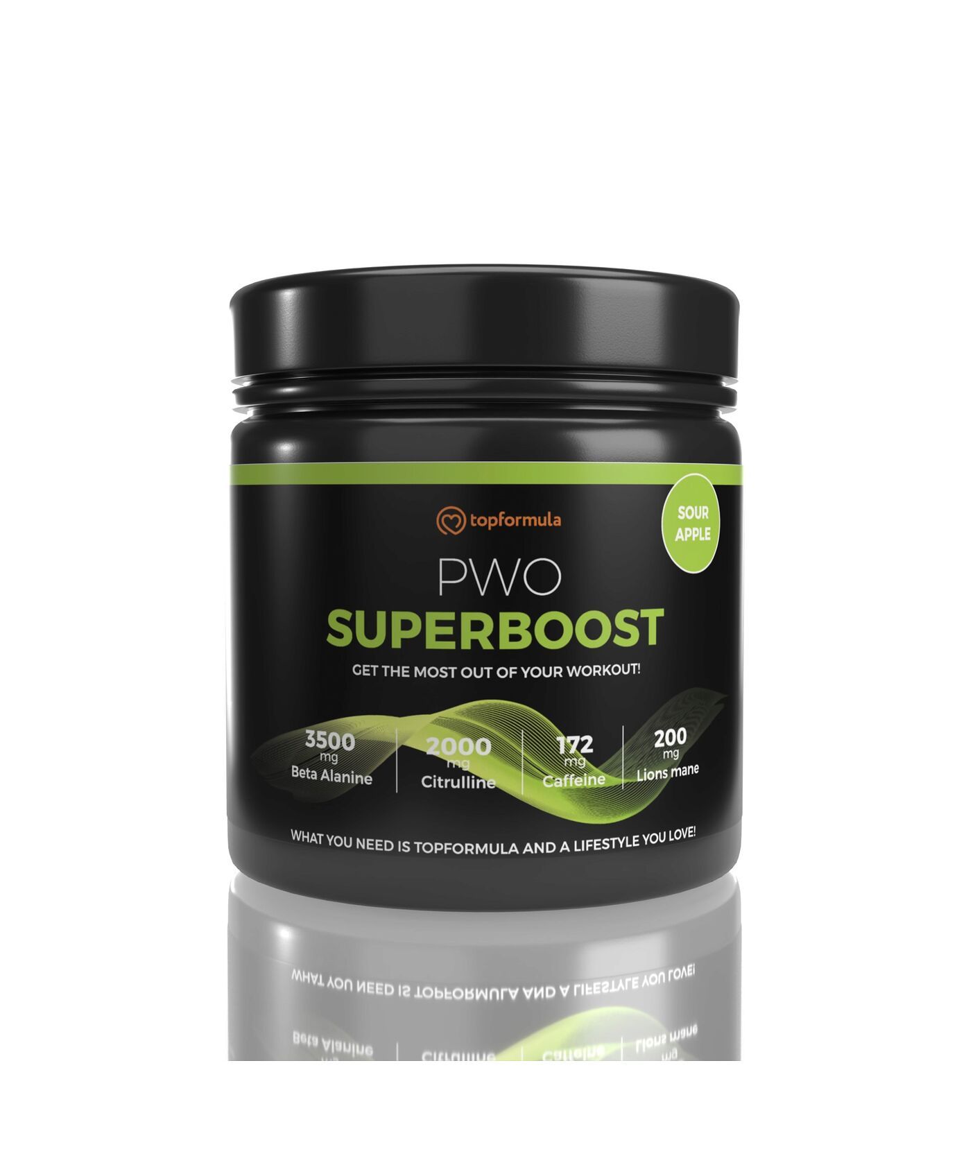 Topformula Sport | PWO Superboost Sour Apple - 300g