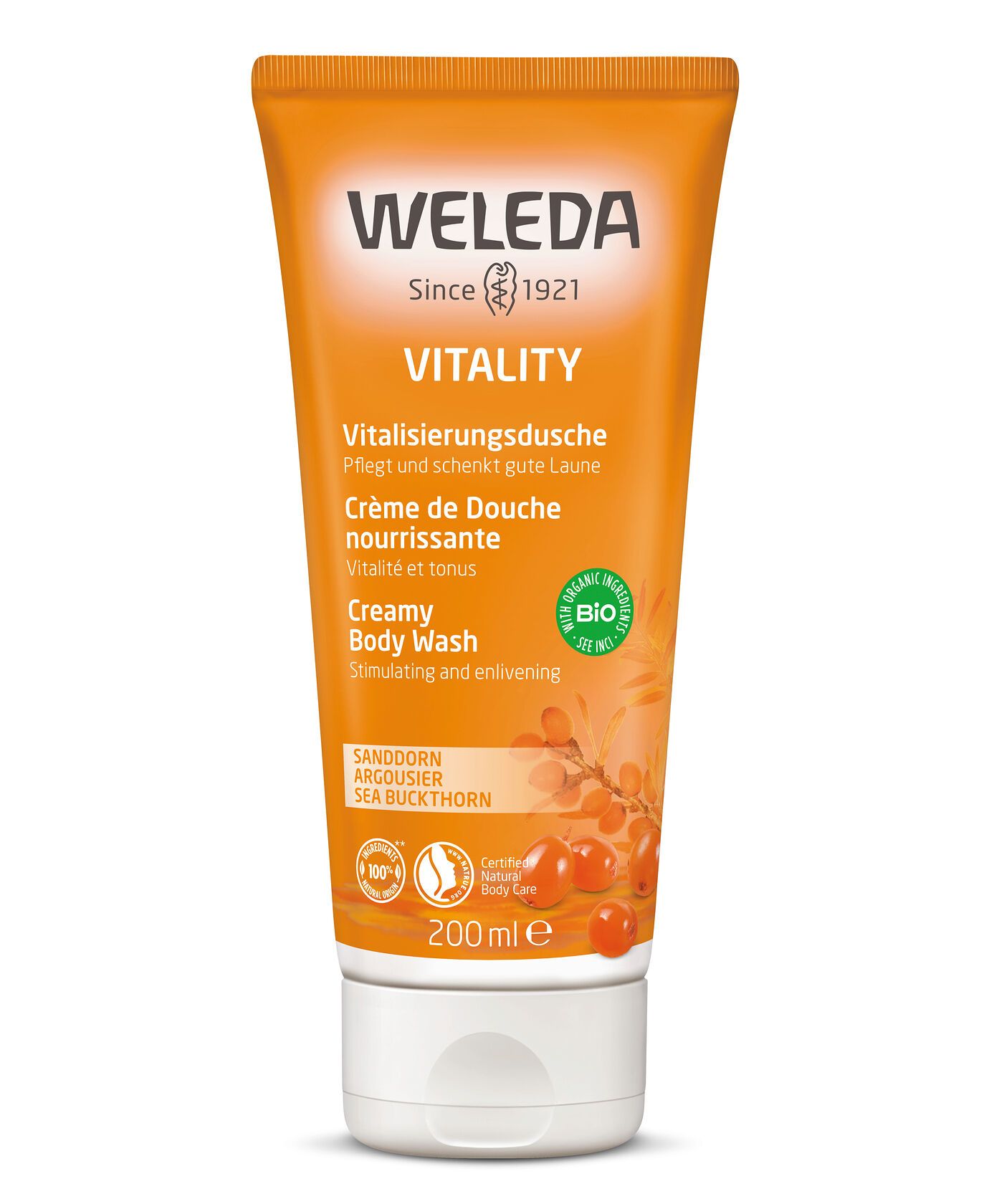 Weleda | Vitality Shower Cream Sea Buckthorn