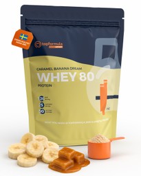 Topformula Sport | Whey 80% Protein Banankola - 1000g