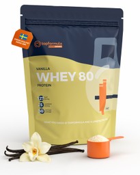 Topformula Sport | Whey 80% Protein Vanilj - 1000g