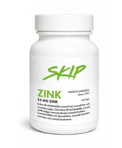 Skip | Zink 25 mg