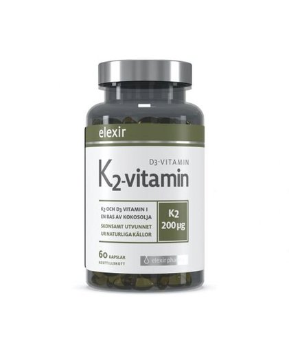 Elexir Pharma | K2+D3 Vitamin 200 ug