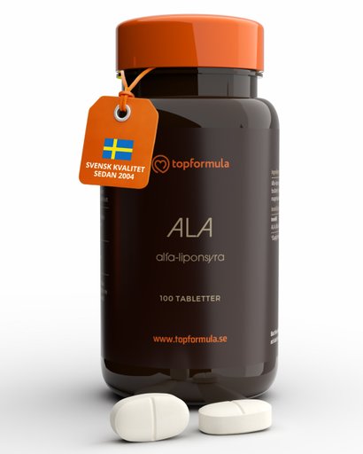 Topformula | ALA | 375 mg | 100 tabletter