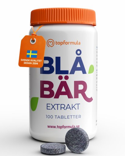 Topformula | Blåbär | 100 tabletter