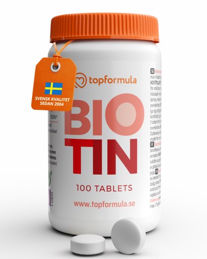 Topformula | Biotin | 100 tabletter