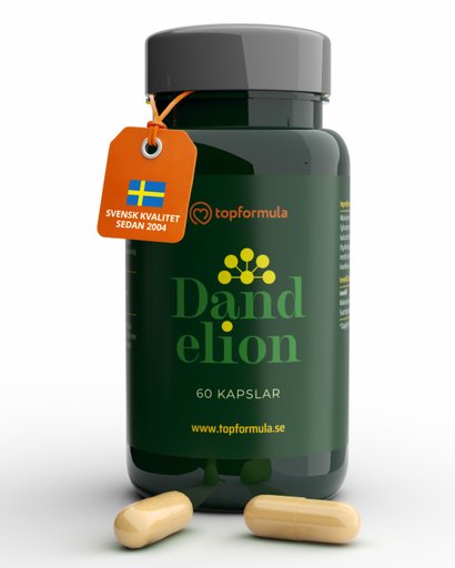 Topformula | Dandelion | Maskrosextrakt | 60 kapslar
