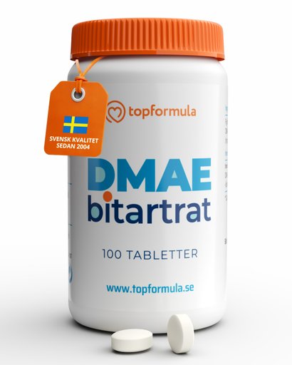 Topformula | DMAE-Bitartrat | 100 tabletter