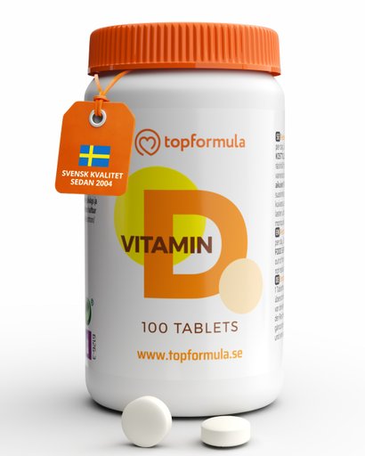 Topformula | D-vitamin | 4000 IE | 100 µg | 100 tabletter