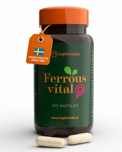 Topformula | Ferrous vital | 100 kapslar