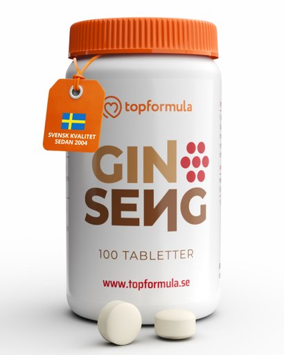Topformula | Ginseng | 200 mg | 100 tabletter