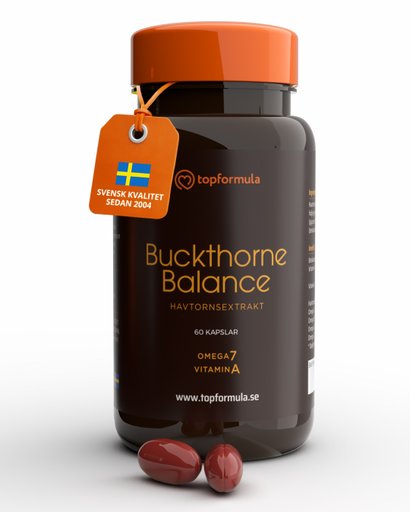 Topformula | Buckthorne Balance | Havtornskapslar | 60 kapslar