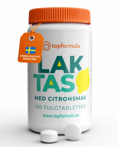 Topformula | Laktas Tugg | 5000 FCC | 100 tabletter