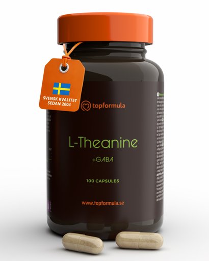 Topformula | L-Theanin + GABA | 100 kapslar