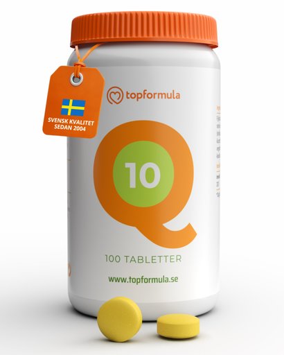 Topformula | Q10 | 50 mg | 100 tabletter