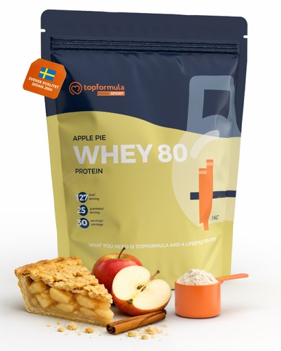 Topformula Sport | Whey 80% Protein Äppelpaj - 1000g