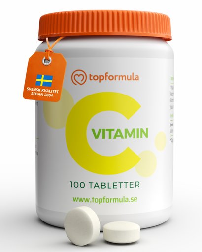 Topformula | Vitamin C | 500 mg | 100 tabletter