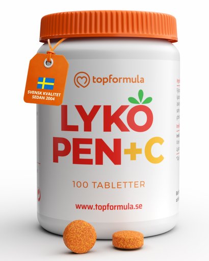 Topformula | Lykopen + vitamin C | 100 tabletter
