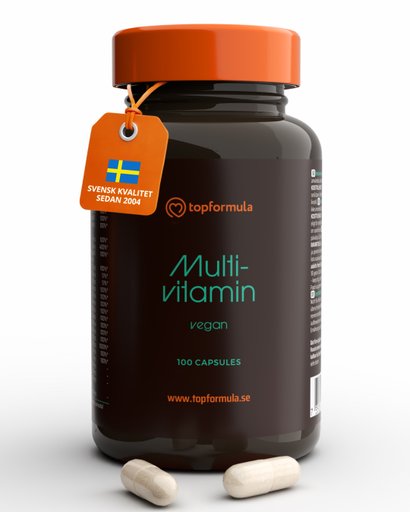 Topformula | Multivitamin Vegan | 100 kapslar