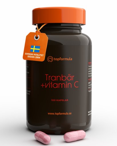 Topformula | Tranbär + Vitamin C | 100 kapslar