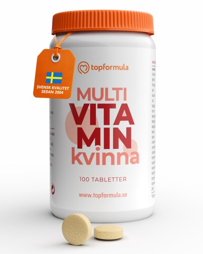 Topformula | Multivitamin och mineral Kvinna | 100 tabletter