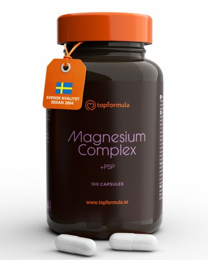 Topformula | Magnesium Complex 375 mg + P5P | 100 kapslar