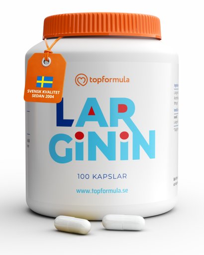 Topformula | L-Arginin | 750 mg | 100 kapslar