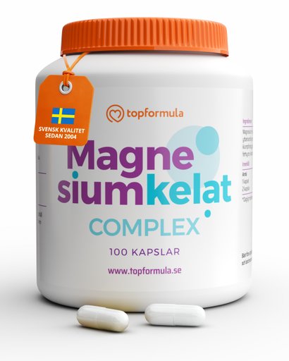 Topformula | Magnesiumkelat Complex | 100 kapslar