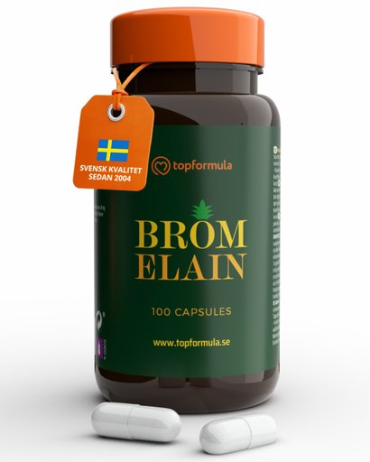 Topformula | Bromelain | 300 mg | 100 kapslar