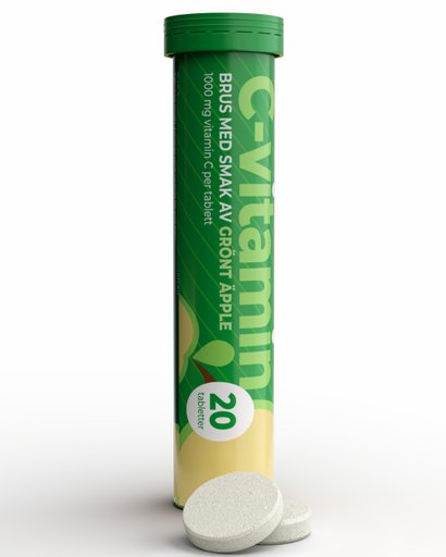 Topformula | C-vitamin Brus - Grönt Äpple