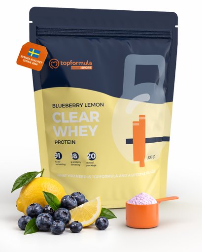 Topformula Sport | Clear Whey Blueberry & Lemon - 500g