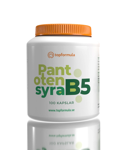 Topformula | Pantotensyra B5 | 500 mg | 100 kapslar