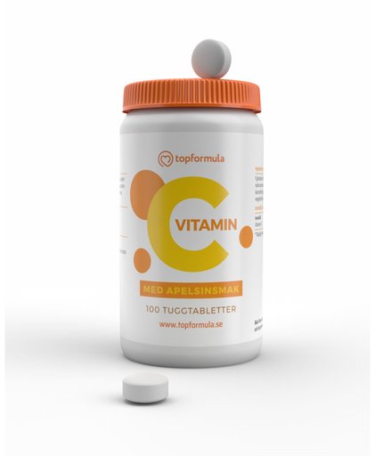 Topformula | Vitamin C Tugg Apelsin | 250 mg | 100 tabletter