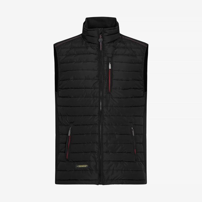 Padded Vest Men Black