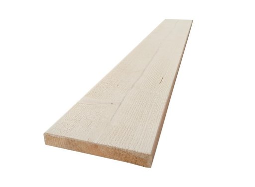 ULKOVERHOUSLAUTA 20X120mm POHJAMAALATTU VALKOINEN