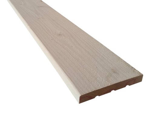ULKOVERHOUSLAUTA 20X145mm POHJAMAALATTU VALKOINEN