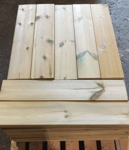 TERASSILAUTA 28x145mm VIHREÄ L=745mm/70KPL