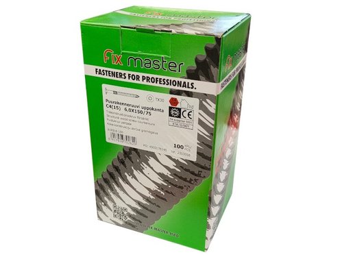 FIX MASTER ULTRA C4 PUURAKENNERUUVI 6X150mm T30 100KPL/PKT FIX MASTER ULTRA C4 PUURAKENNERUUVI 6X150mm T30 100KPL/PKT