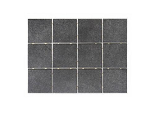 LATTIALAATTA ALBA 10X10cm R10/B BLACK (TILAUSTUOTE)