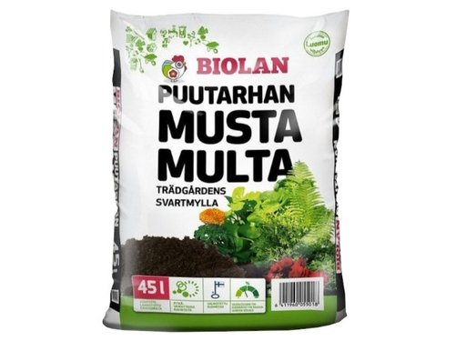 BIOLAN PUUTARHAN MUSTA MULTA 45l