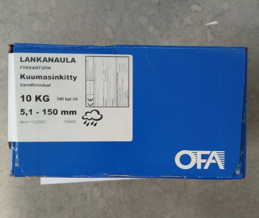 LANKANAULA 150X5,1mm KUUMASINKITTY 10KG