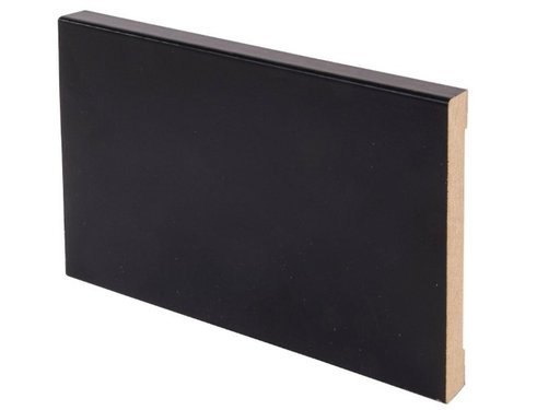 PEITELISTA AAVA MDF 12X92X3300mm  MUSTA