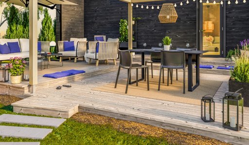 TERASSILAUTA 28X145mm SHP DOUGLASKUUSI