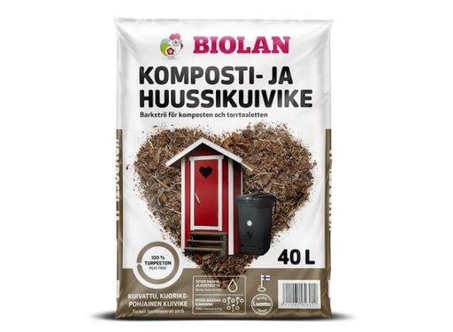 KOMPOSTI- JA HUUSSIKUIVIKE BIOLAN TURPEETON 40L