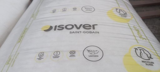 LASIVILLA ISOVER 34 FORMSTYKKE 85x600X1200mm 5,76m2/PKT