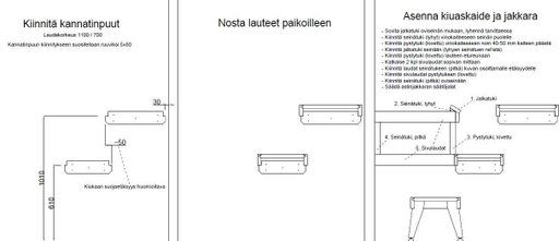 SAUNAN VALMISLAUDEPAKETTI IISI 2070mm TERVALEPPÄ