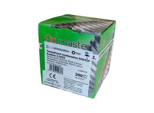 TERASSIRUUVI RUSKEA 4,2x55mm RST AISI410 200KPL