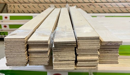 KOIVUVANERI 6,5X65X1220mm SOIROJA 74KPL/PKT