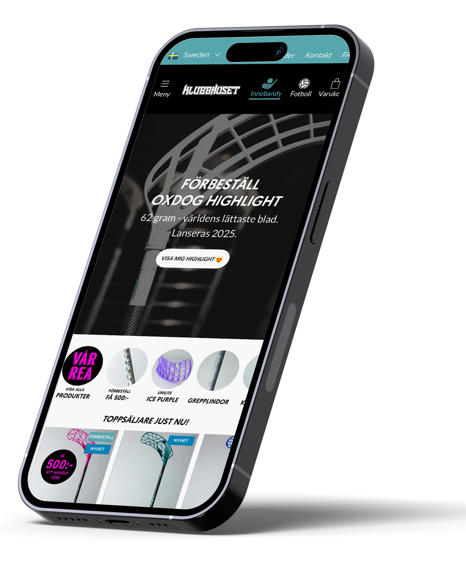Klarna Checkout mock-up on mobile device