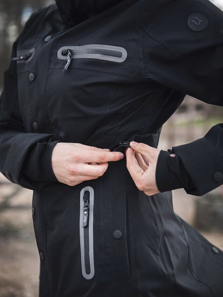 Trench Mid Coat Black